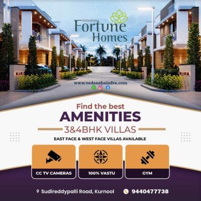 photo of Exclusive 3BHK and 4BHK Duplex Villas with home theater Kurnool || Vedansha Fortune Homes