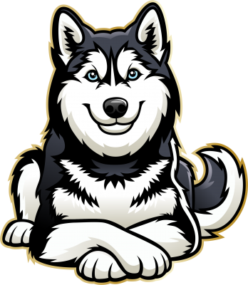 Animated Husky Image