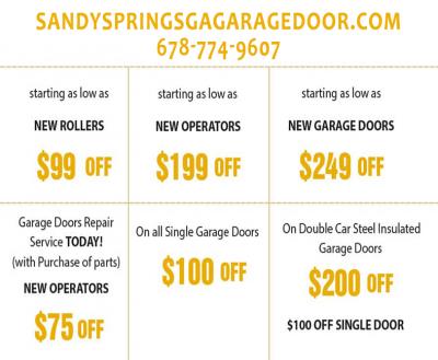 photo of Sandy Springs GA Garage Door